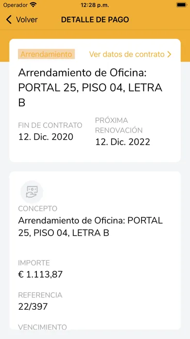 Espacio Cliente سکرین شاٹس