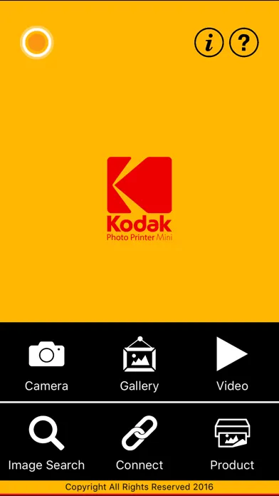 Captures d'écran de Kodak Printer Mini