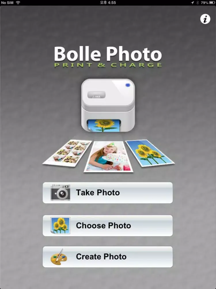 Tangkapan layar Bolle Photo iPad 