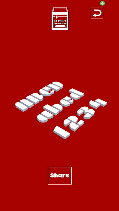 3D Printer - Text to 3D STL Screenshots