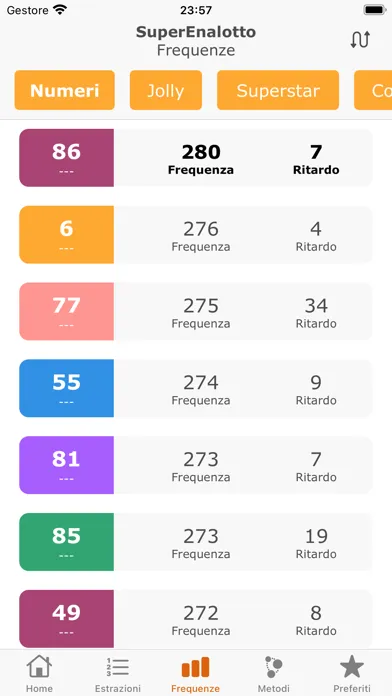 Capturas de tela do Superstar Lotto