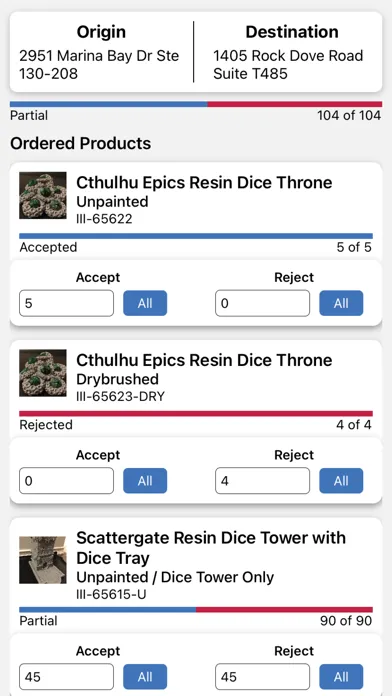 Zrzuty ekranu Tabletop Fanatics