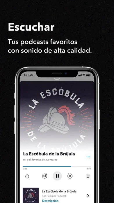 Capturas de pantalla de Podium Podcast