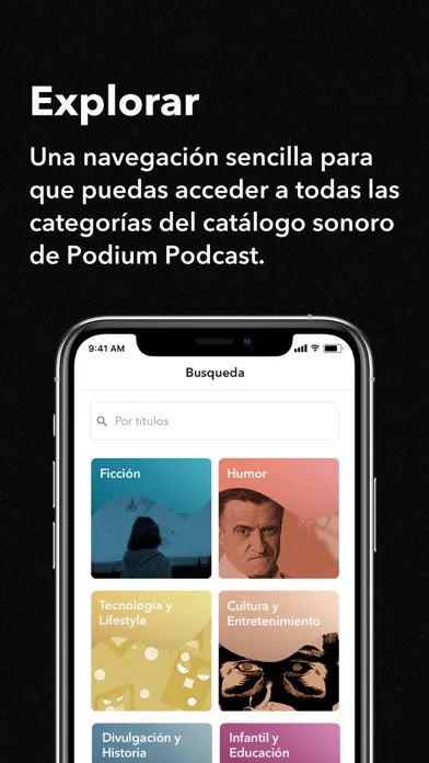 Capturas de pantalla de Podium Podcast