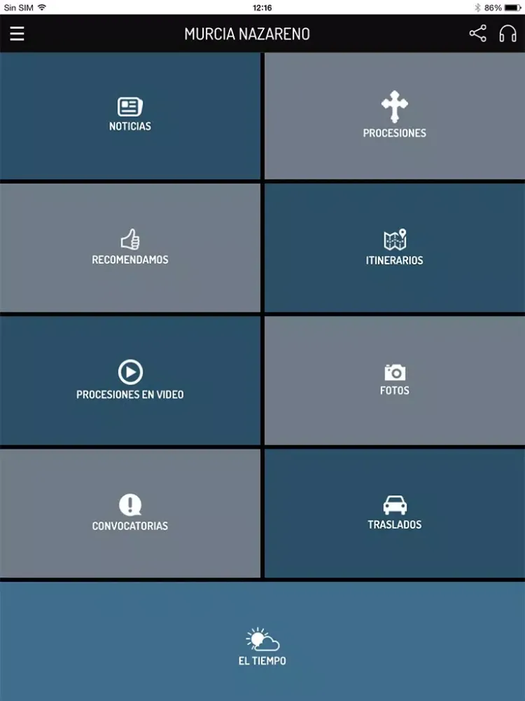 Semana Santa Murcia SER Nazareno iPad  스크린샷