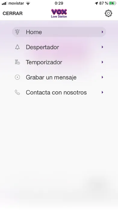 Ảnh chụp màn hình của VOXFM México