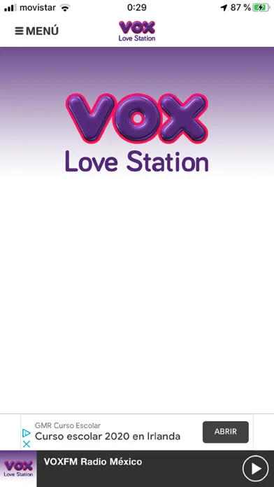 Ảnh chụp màn hình của VOXFM México