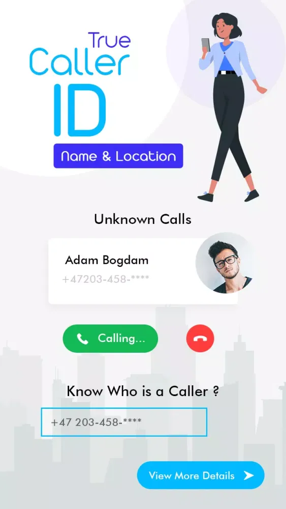 Capturas de pantalla de True ID Caller Detail - Caller Location & Blocker