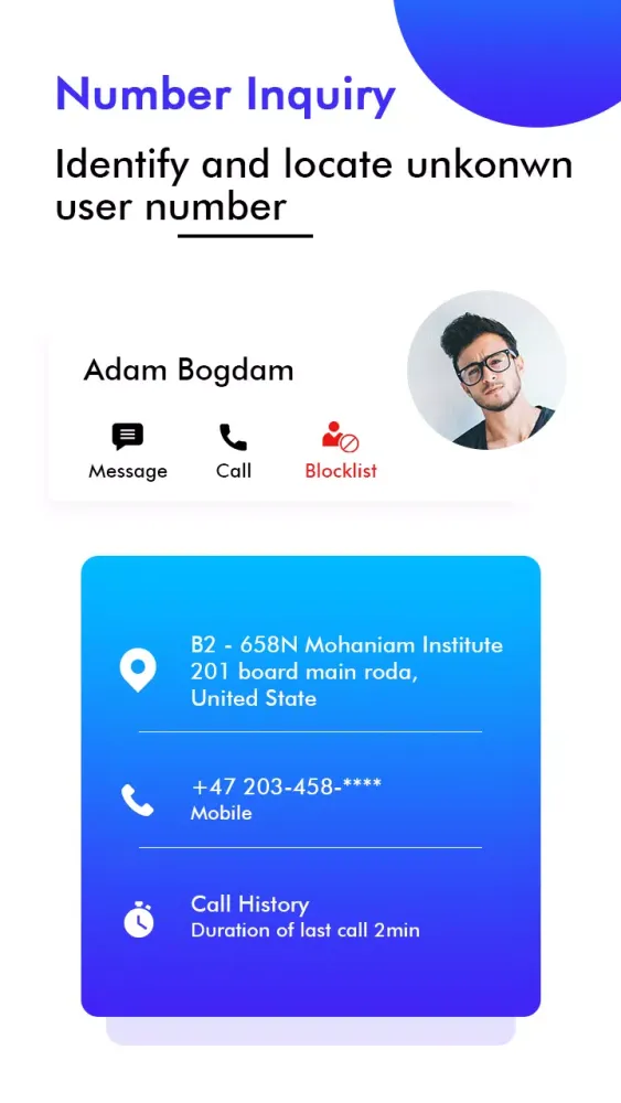 Capturas de pantalla de True ID Caller Detail - Caller Location & Blocker