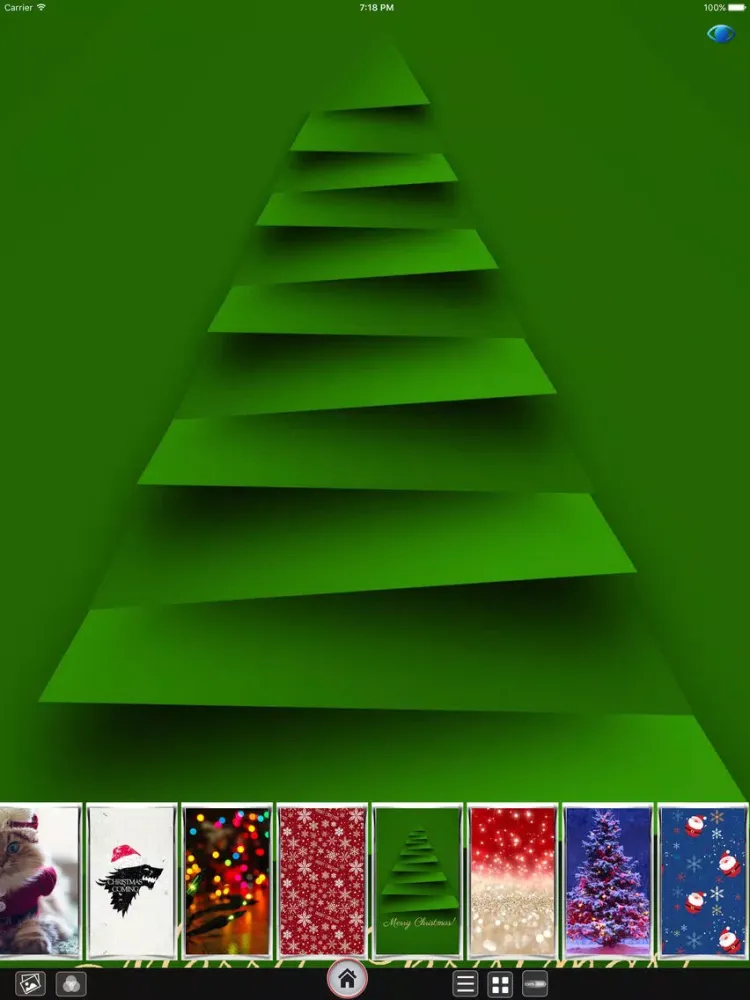 christmas wallpaper - background themes iPad  Screenshots