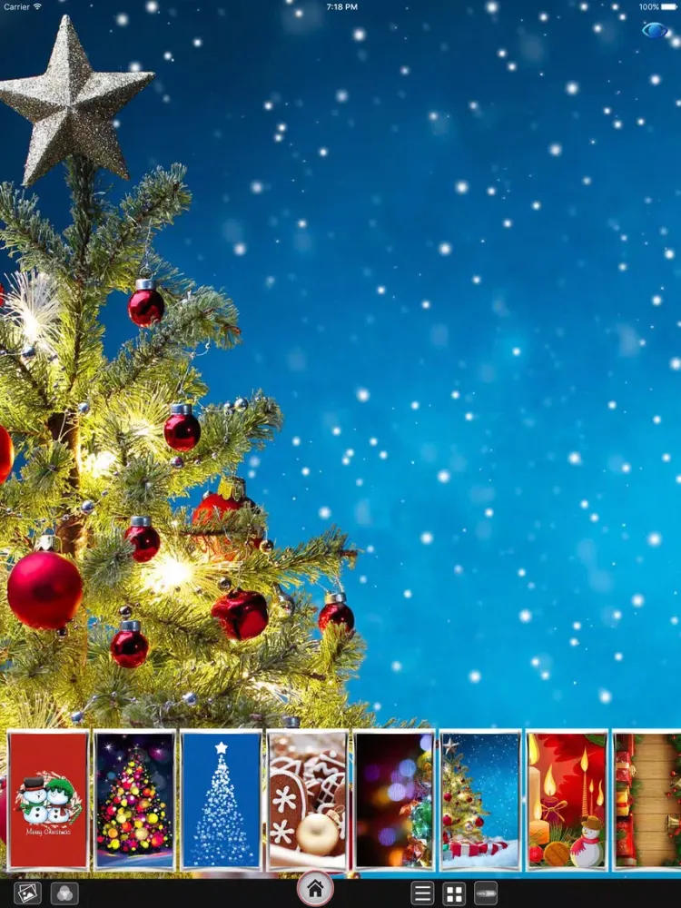 christmas wallpaper - background themes iPad  Screenshots