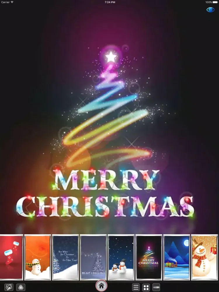 christmas wallpaper - background themes iPad  Screenshots