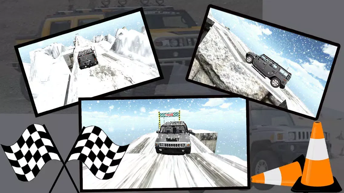 Driving test hill car racing to chase speed on ice and car parking best 3d racing car game of 2016 & 2015 help to get license. স্ক্রিনশট