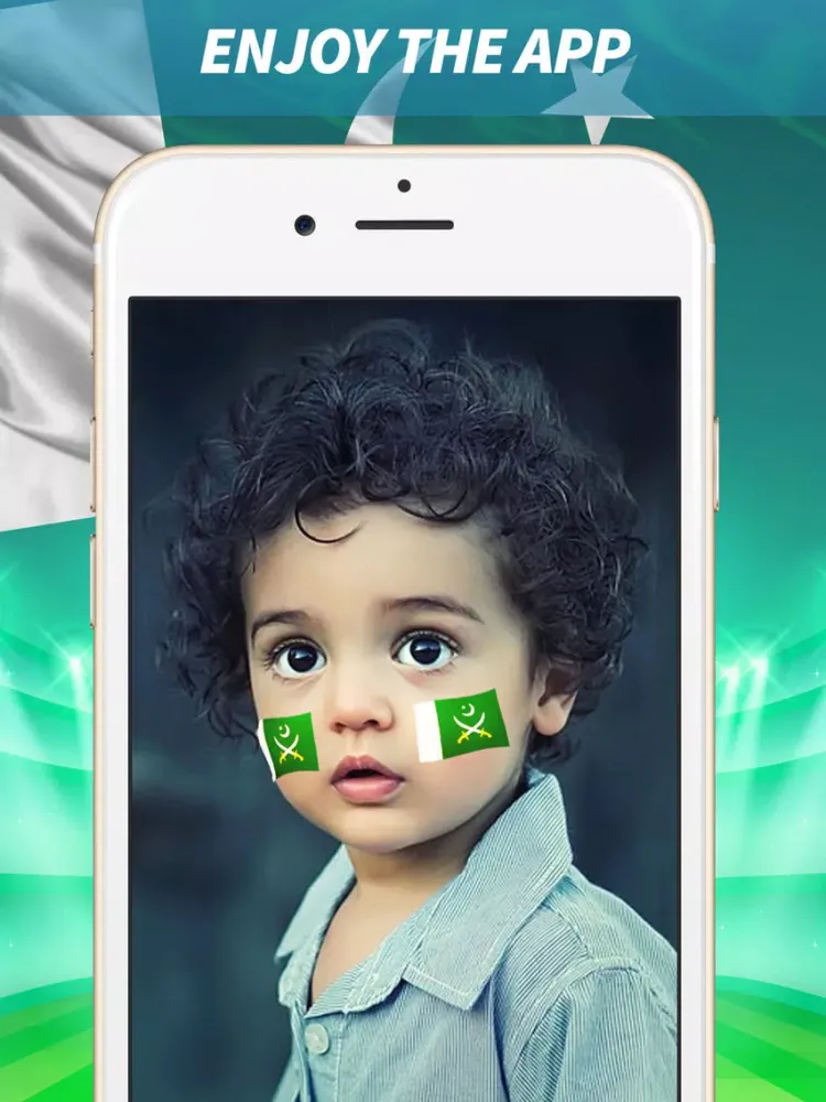 Скриншоты Face Flag for Pakistan : 14 August flags iPad 