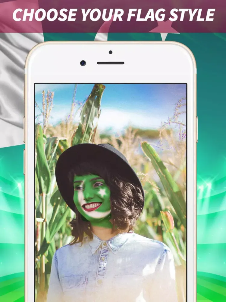 Скриншоты Face Flag for Pakistan : 14 August flags iPad 