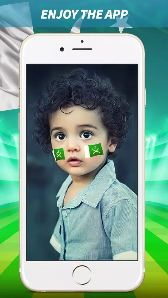 Скриншоты Face Flag for Pakistan : 14 August flags