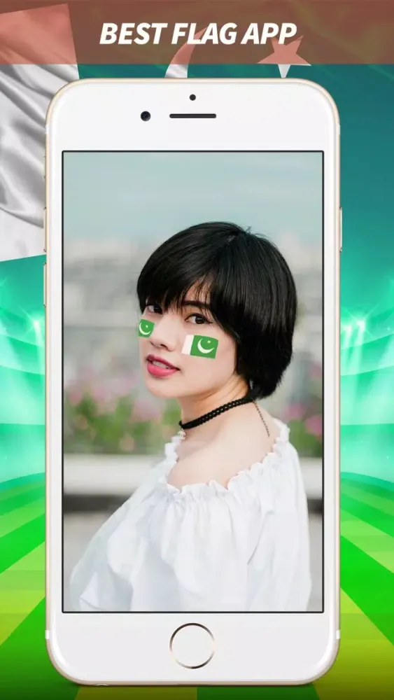 Скриншоты Face Flag for Pakistan : 14 August flags