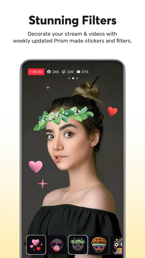 PRISM Live Screenshots