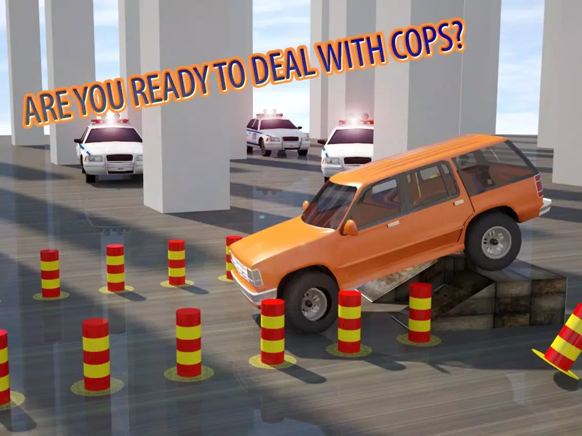 3D Car Parking - multi level driving test and obstacle course 2016 iPad Screenshots