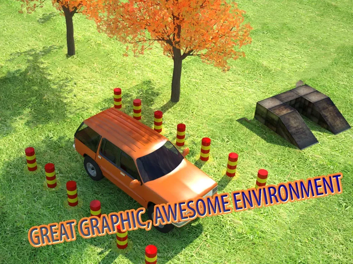 3D Car Parking - multi level driving test and obstacle course 2016 iPad Screenshots
