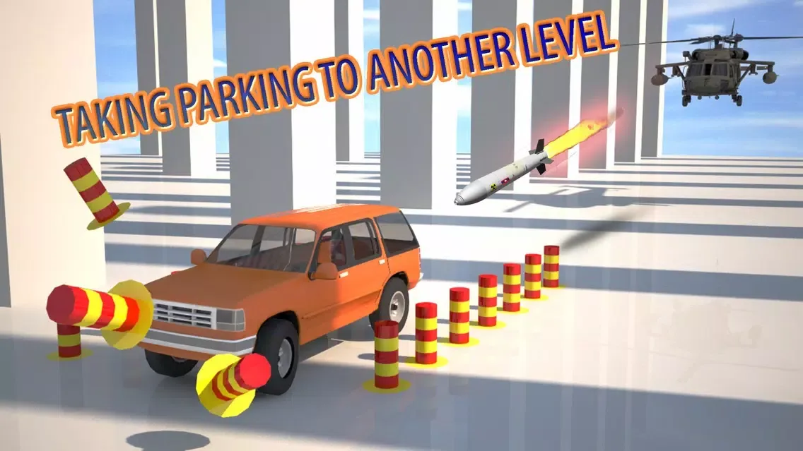 3D Car Parking - multi level driving test and obstacle course 2016 Screenshots