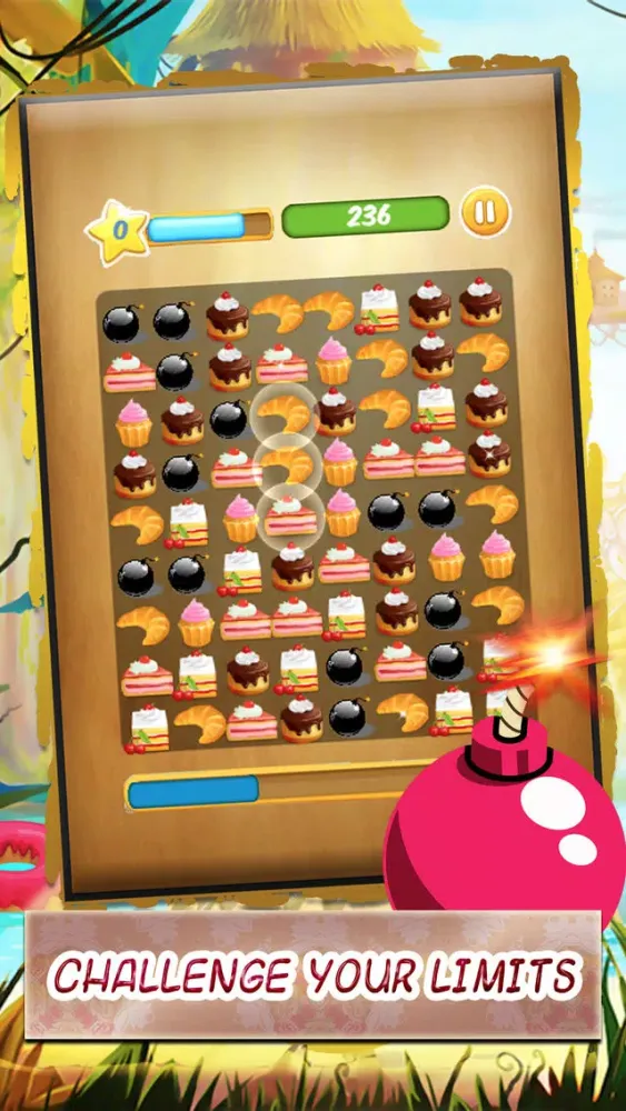 sweet pastry - super arcade delicious sweet candy to match three pastry best match three game for iPhone and iPad سکرین شاٹس