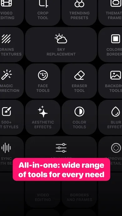 Zrzuty ekranu Lensa AI: photo & video editor