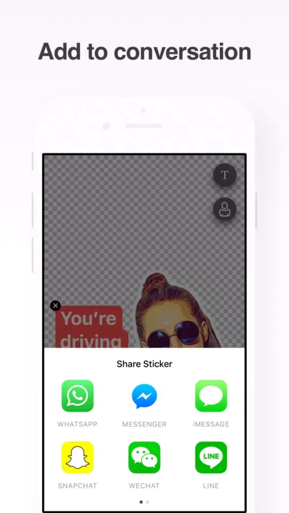 ภาพหน้าจอของ Sticky AI