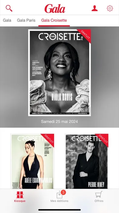 Captures d'écran de Gala - le Magazine