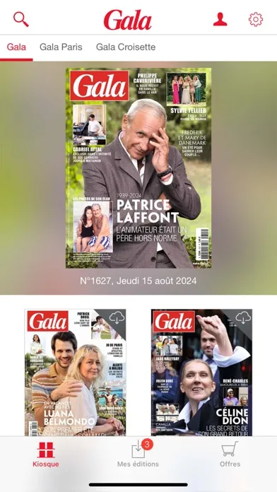 Captures d'écran de Gala - le Magazine