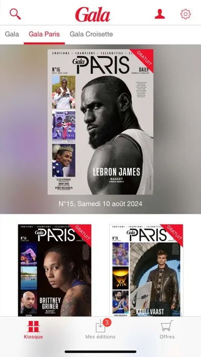 Captures d'écran de Gala - le Magazine
