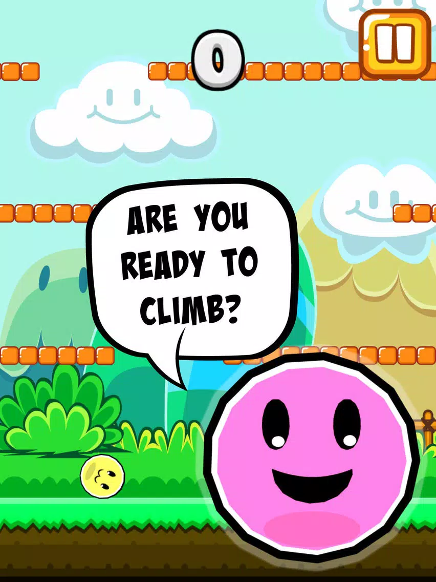 Jumpy Smiley - The endless adventures of a bouncing skippy geometry ball iPad  Screenshots