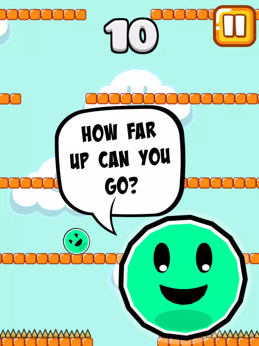 Jumpy Smiley - The endless adventures of a bouncing skippy geometry ball iPad  Screenshots