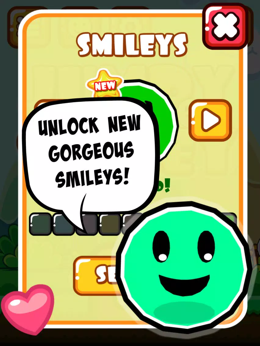 Jumpy Smiley - The endless adventures of a bouncing skippy geometry ball iPad  Screenshots