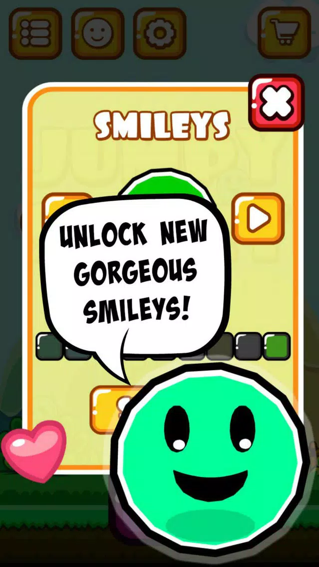Jumpy Smiley - The endless adventures of a bouncing skippy geometry ball Screenshots