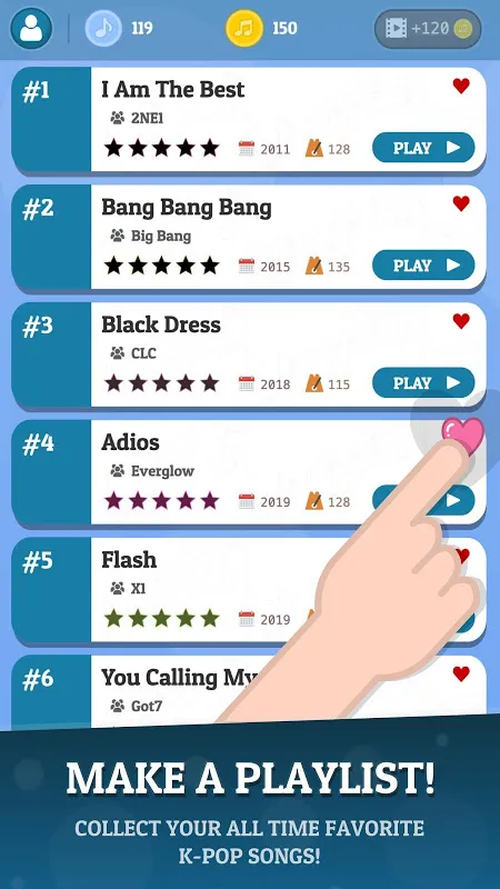 K-POP سکرین شاٹس