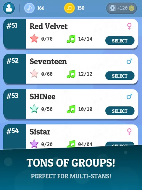K-POP سکرین شاٹس