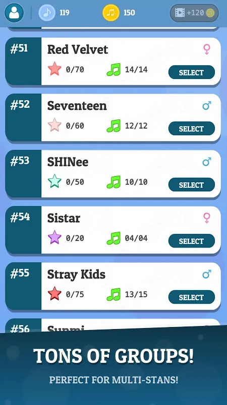K-POP سکرین شاٹس