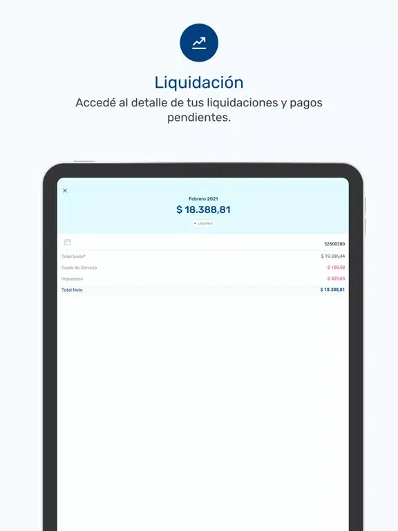 Capturas de pantalla de Payway iPad 