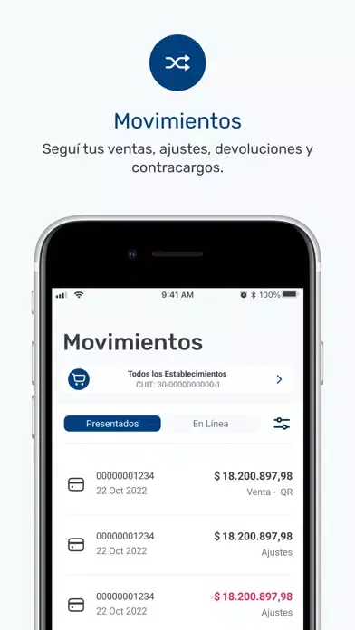 Capturas de pantalla de Payway