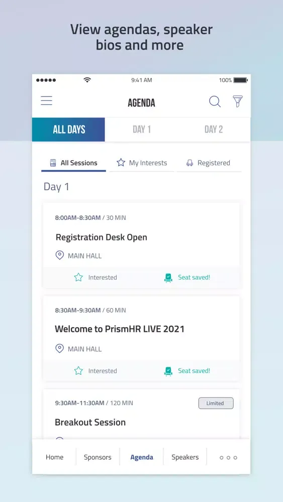 PrismHR LIVE Screenshots