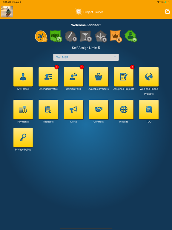 Project Fielder iPad  سکرین شاٹس