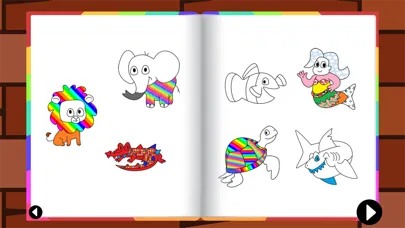 Capturas de tela do Coloring Book Prismo Preschool