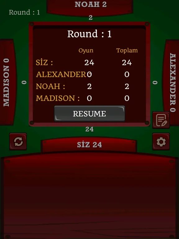 Hearts Offline iPad  스크린샷