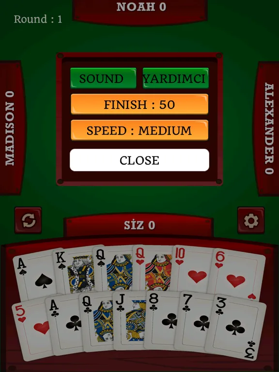 Hearts Offline iPad  스크린샷