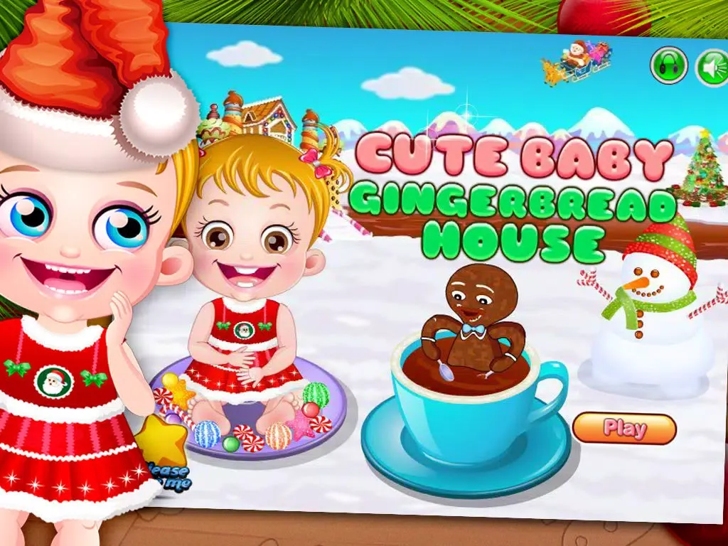 Cute Baby Gingerbread House iPad  سکرین شاٹس