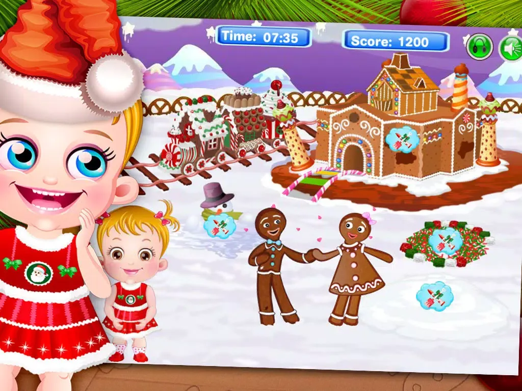 Cute Baby Gingerbread House iPad  سکرین شاٹس