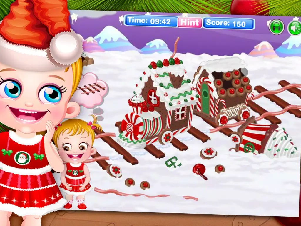 Cute Baby Gingerbread House iPad  سکرین شاٹس