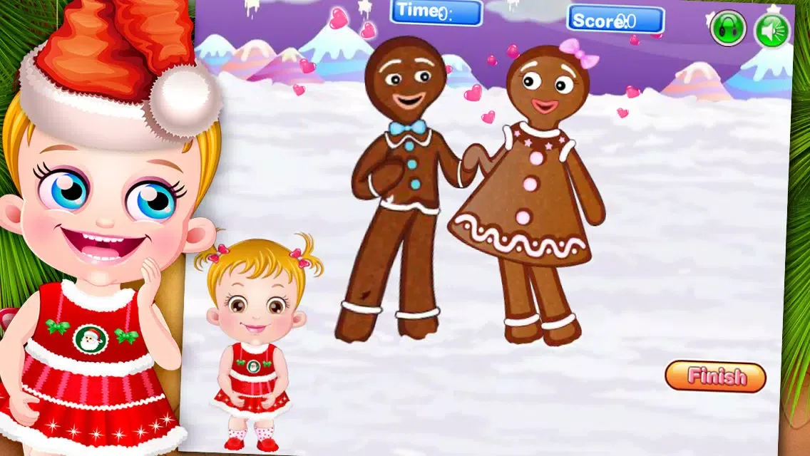 Cute Baby Gingerbread House سکرین شاٹس