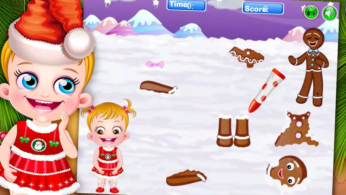 Cute Baby Gingerbread House سکرین شاٹس